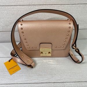 Mario Valentino Frizette Studded Leather Bag Purse